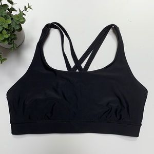 Lululemon black Energy bra H2O